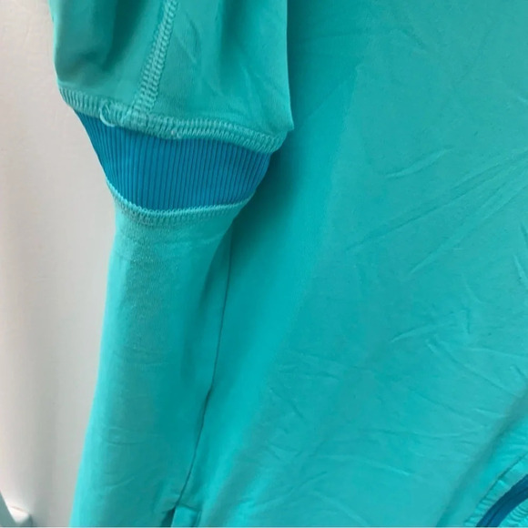 Lululemon Jacket Reversible Raja Blue Floral Full Zip - Picture 8 of 12